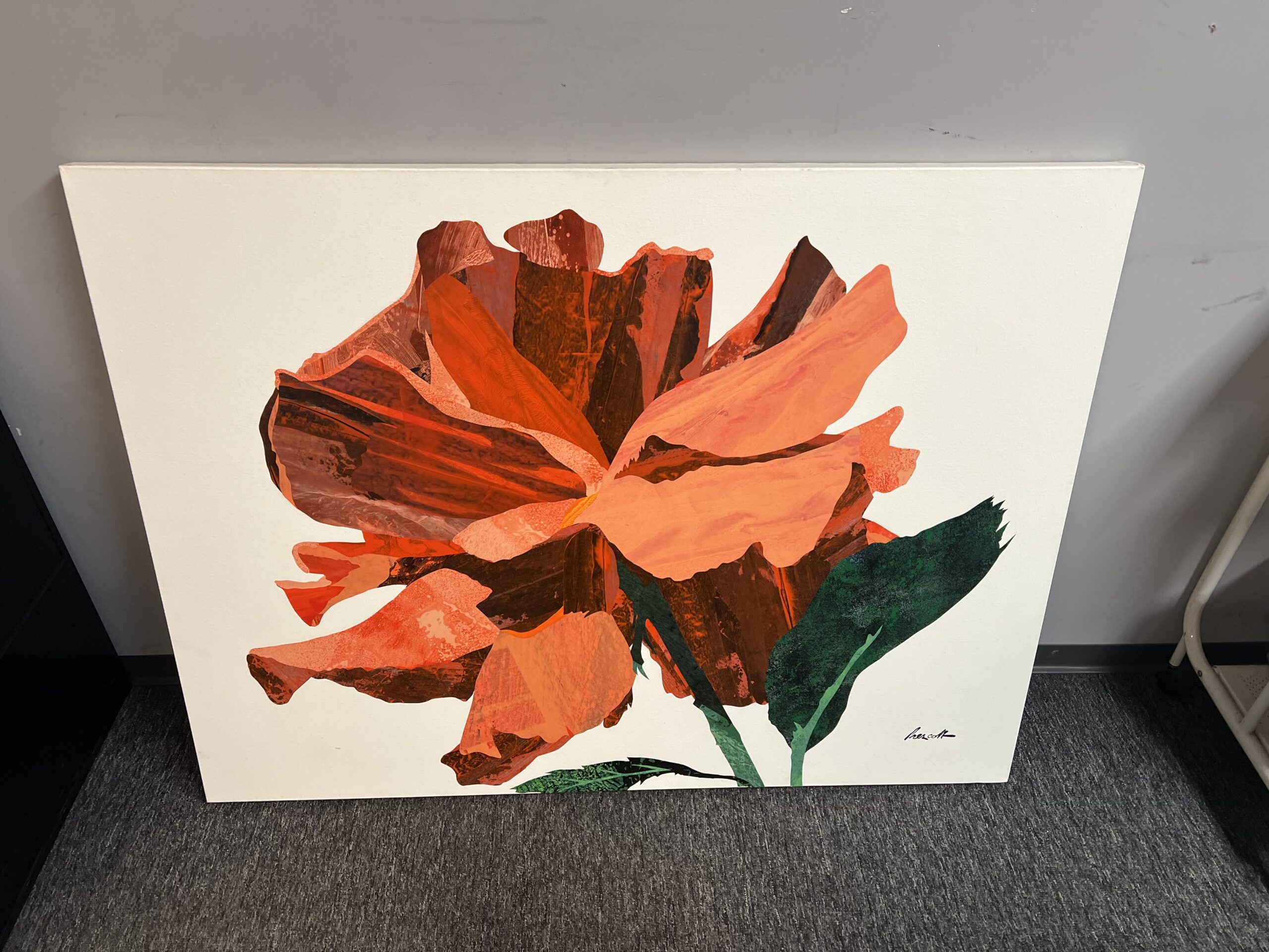 Ken Prescott Canna Painting