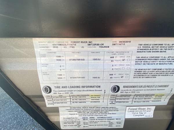 2020 Forest River Salem T22RBS - Image 25