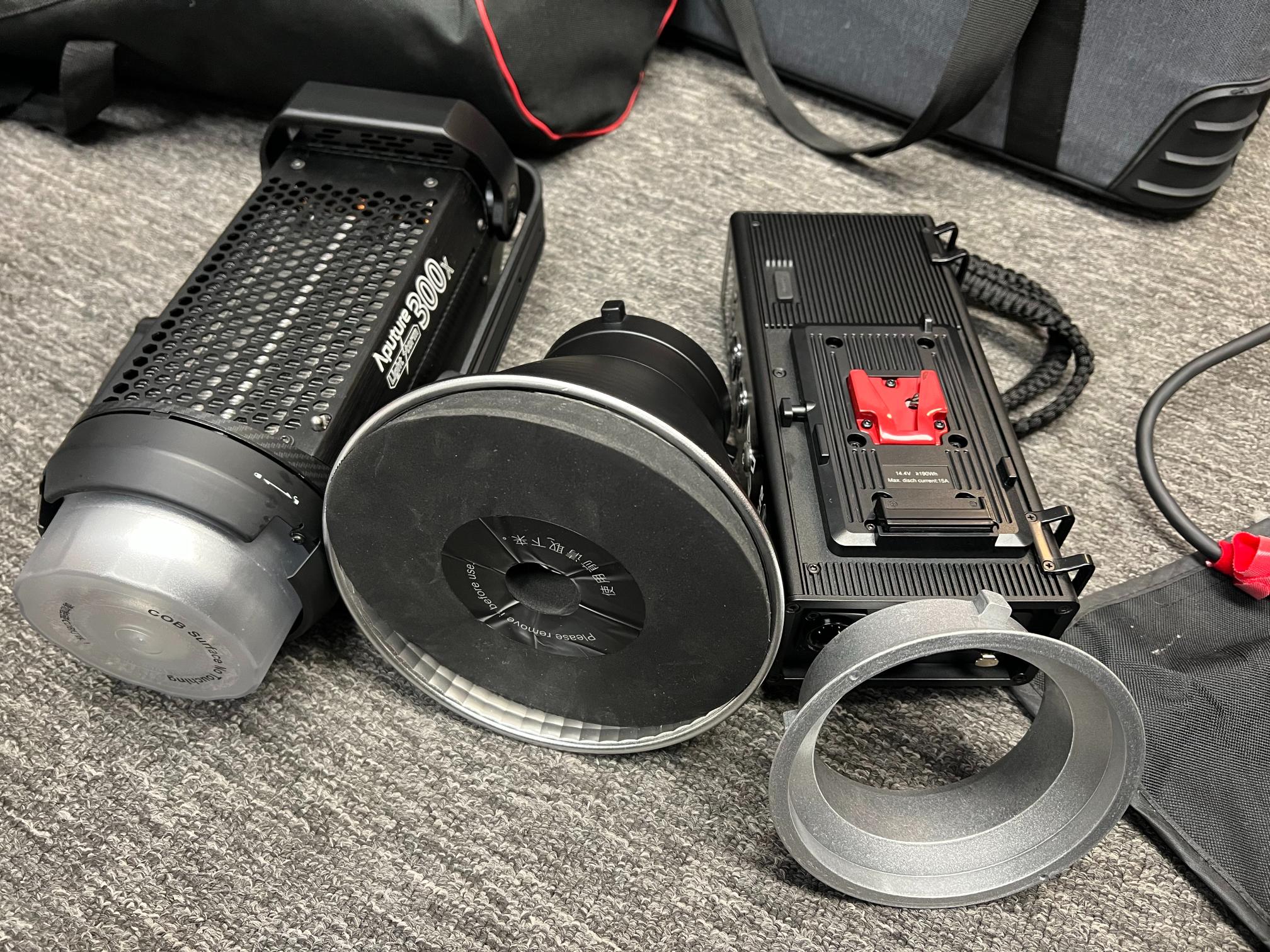 Aputure 300X Video Lights and Nanlite Forza Soft Box - Image 3