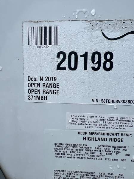2019 Open Range 371MBH Fifth Wheel - Image 32