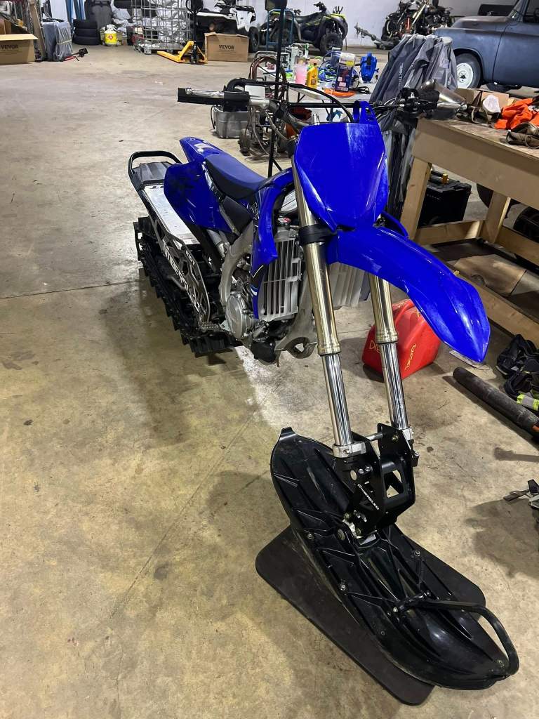 2021 Yamaha Timbersled YZ450F Snowbike - Image 5