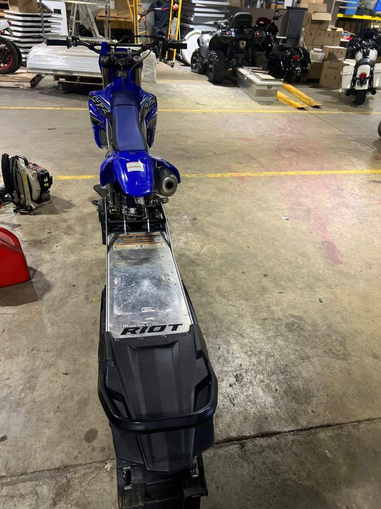 2021 Yamaha Timbersled YZ450F Snowbike - Image 8