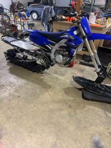 2021 Yamaha Timbersled YZ450F Snowbike - Image 6