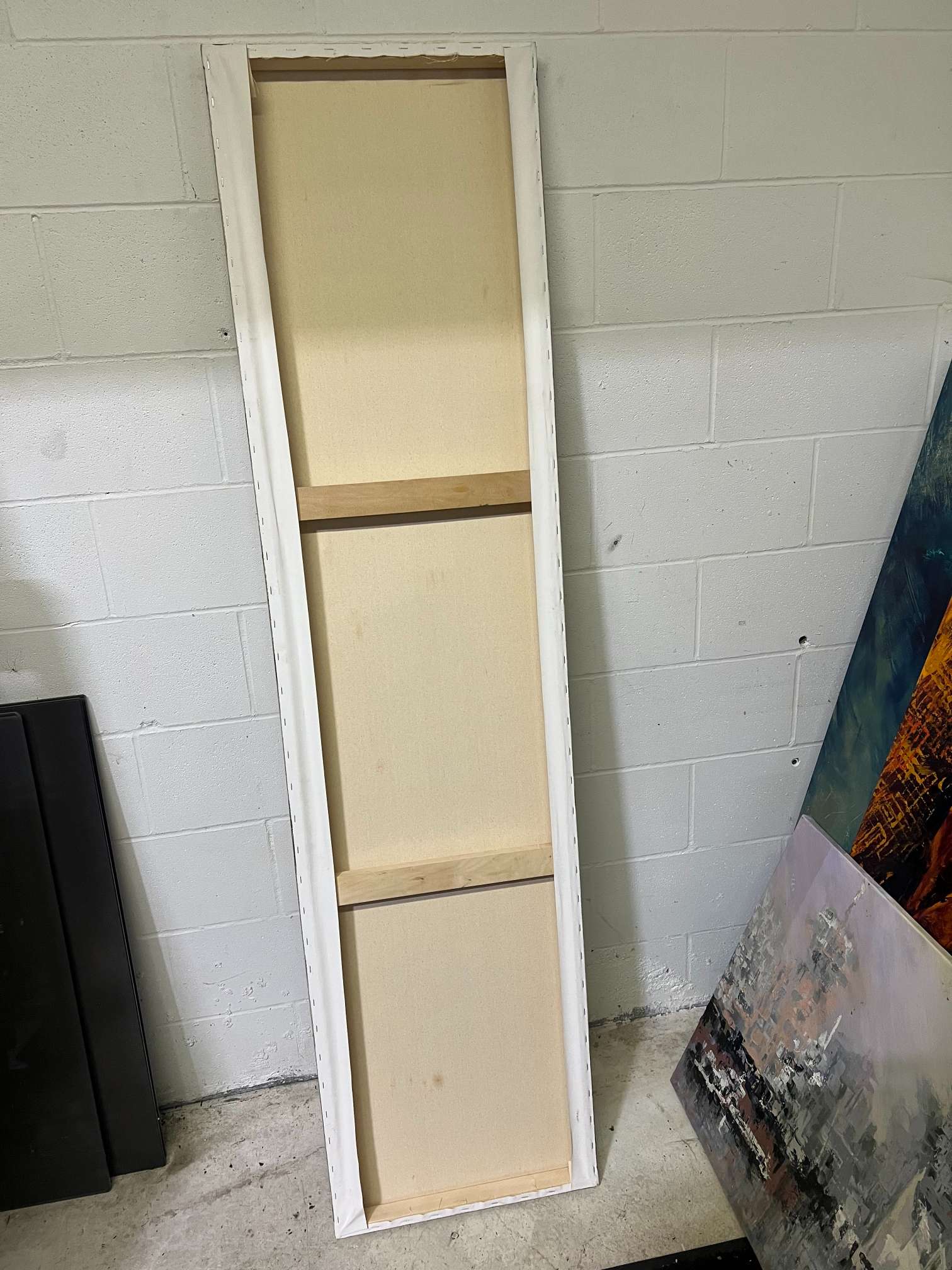 Brown Blocks Painting - Image 3