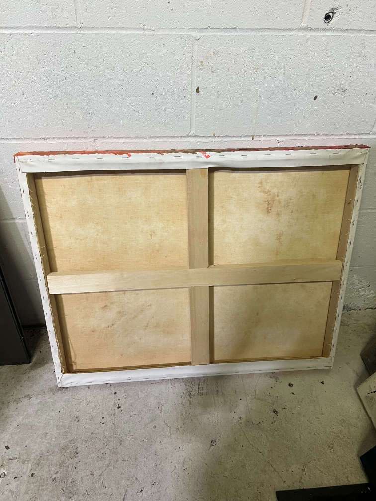 Pink Silkscreen Painting - Image 3