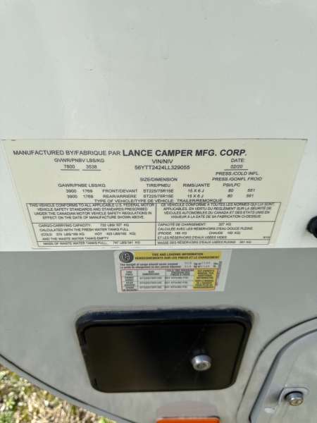 2020 Lance Camper 2465 - Image 17