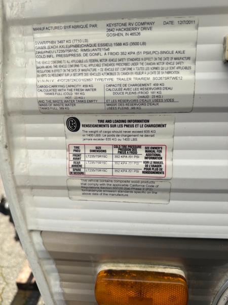 2012 Keystone Springdale 267SRT - Image 8