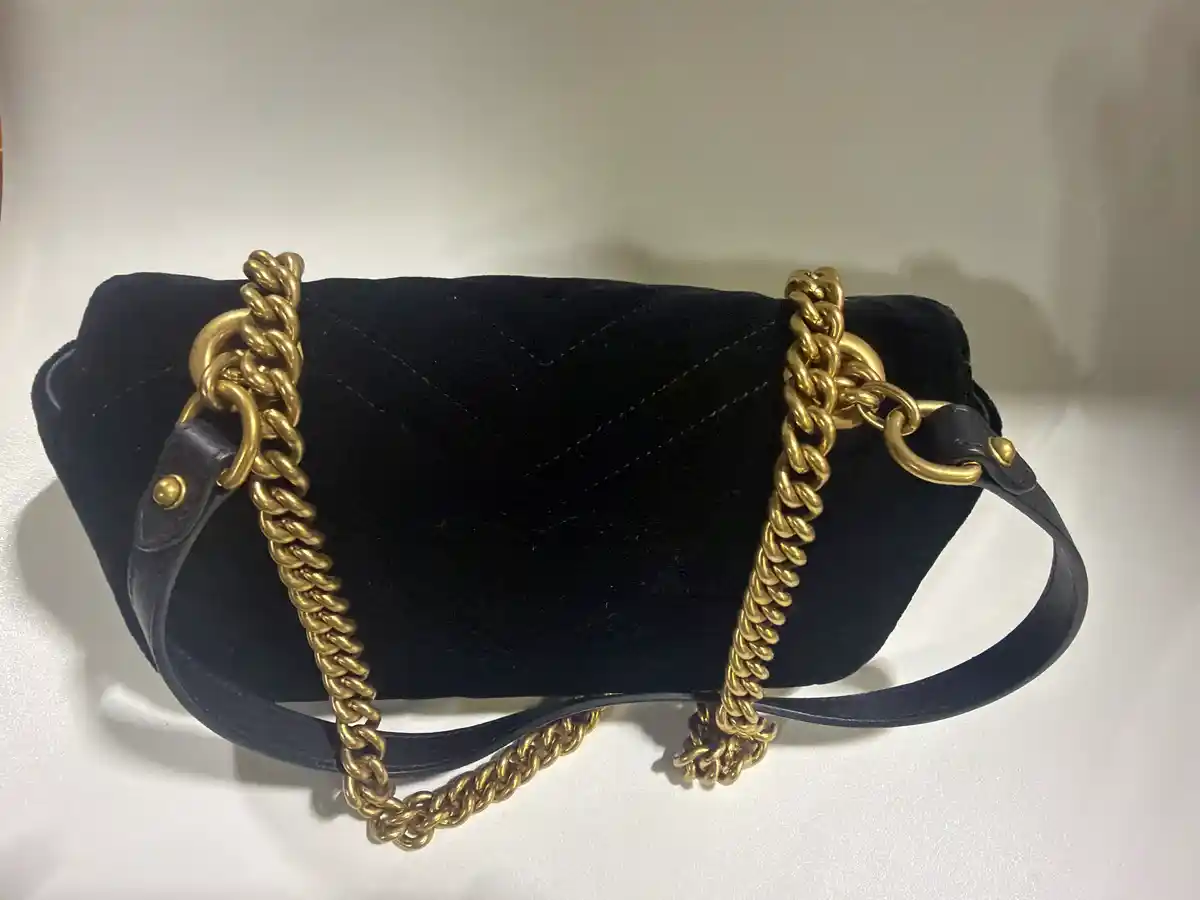 Gucci Mini Velvet Marmont - Image 4