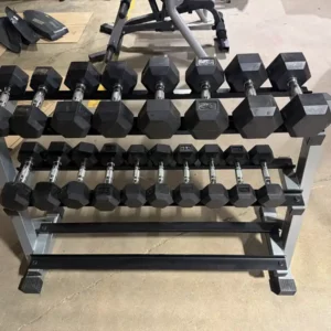 X-Plode 3 Tier Dumbbell Rack with Weights