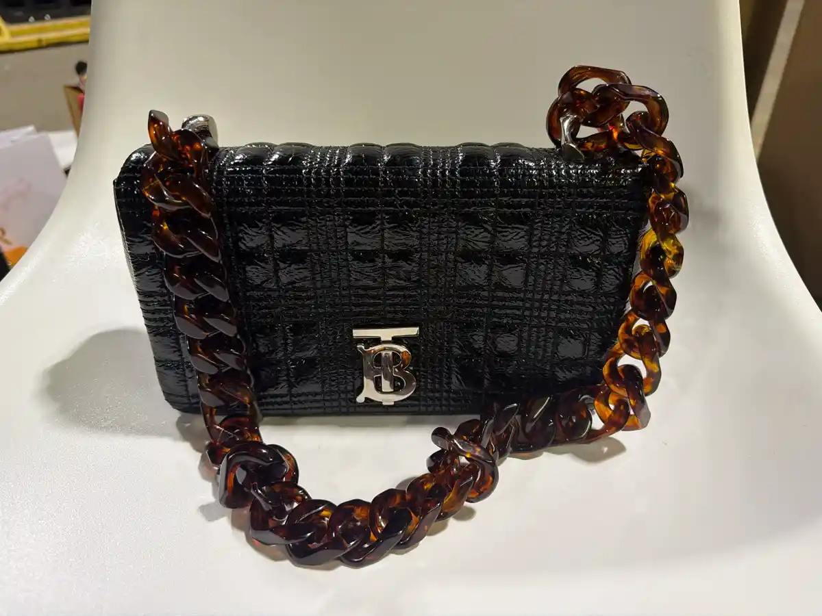 Burberry Small Lola Quilted Leather Shoulder Bag