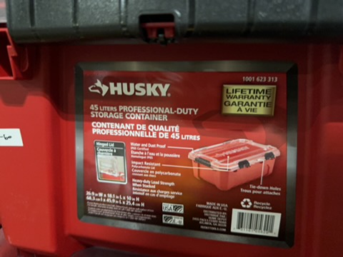 Husky 45 Liters Professional-Duty Storage Container